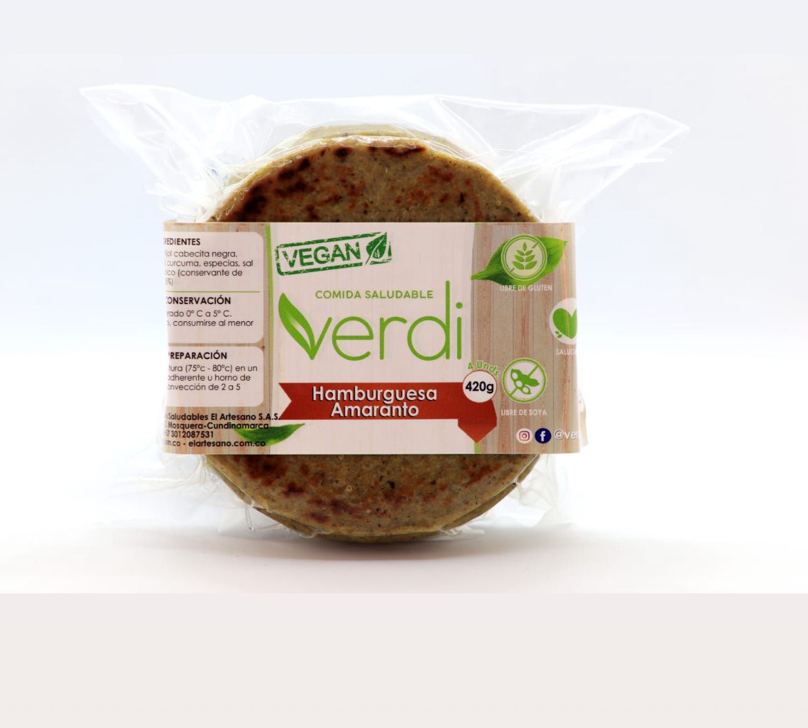 Hamburguesa de Amaranto